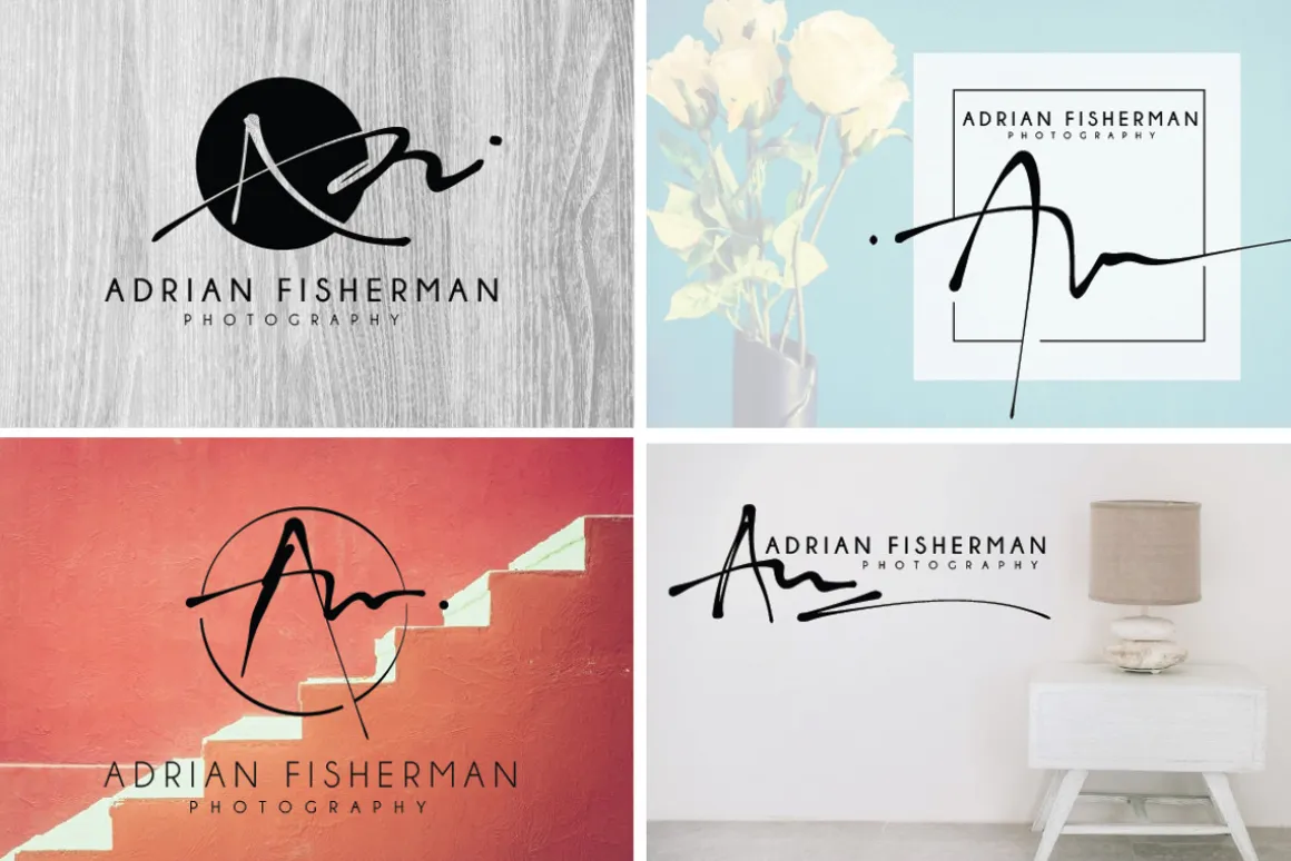 168 LETTER A SIGNATURE monogram logo