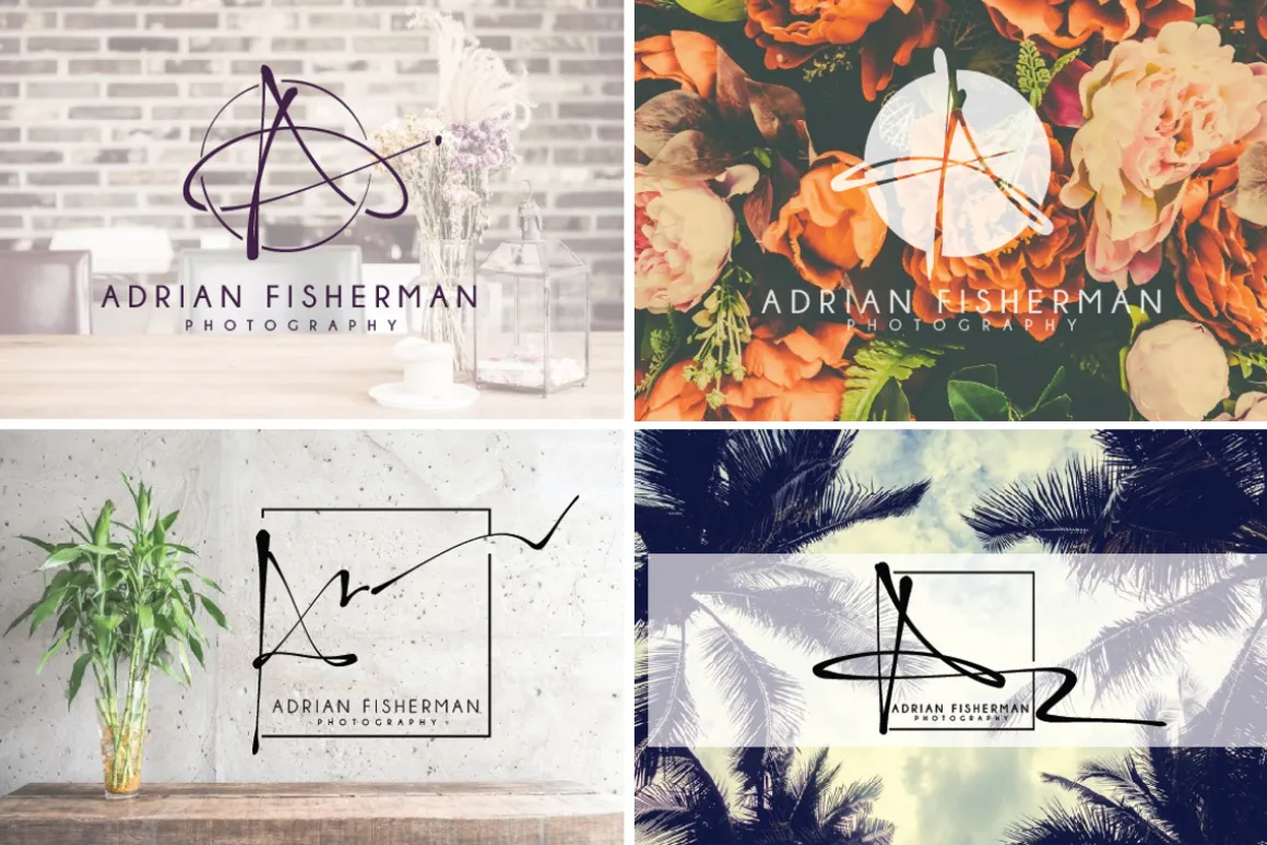 168 LETTER A SIGNATURE monogram logo