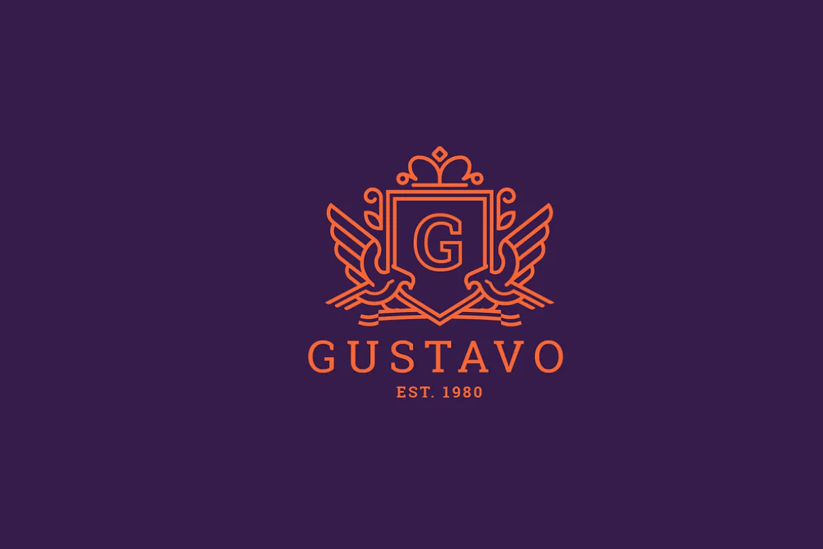 Letter G Logo - Heraldic,Crest Logo