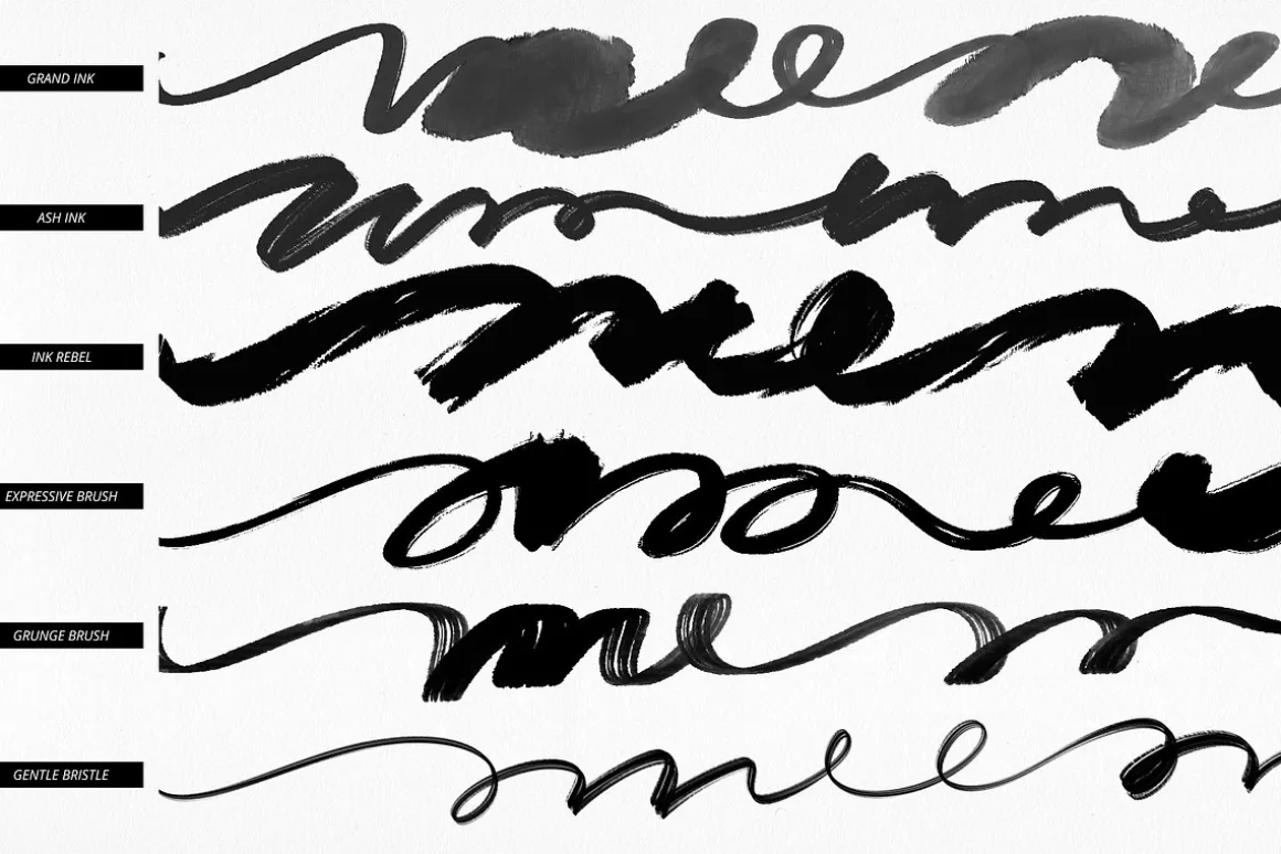 35 Lettering Brushes for Procreate