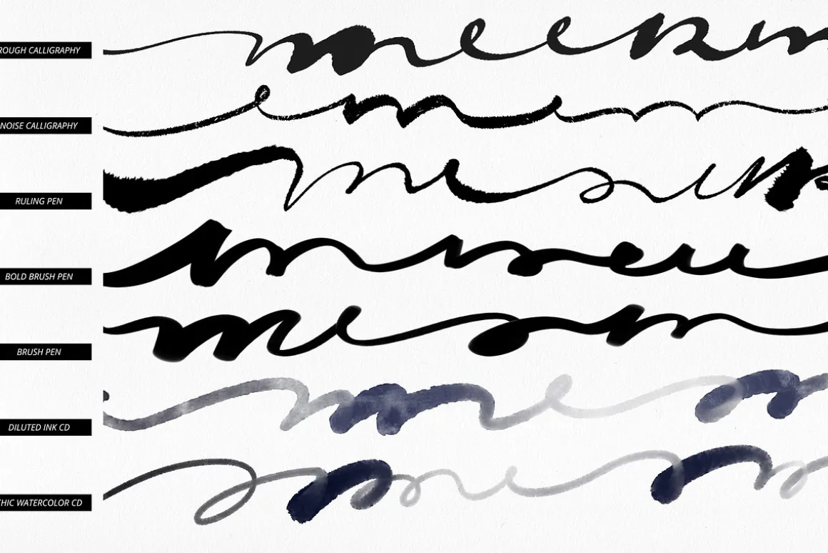 35 Lettering Brushes for Procreate