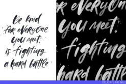 35 Lettering Brushes for Procreate