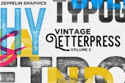 Letterpress Texture Effects Vol.3