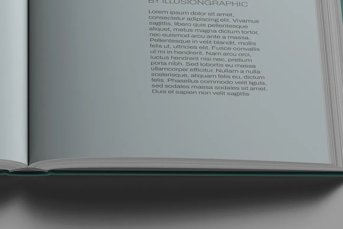 Letter Size Book Mockup - 8 views