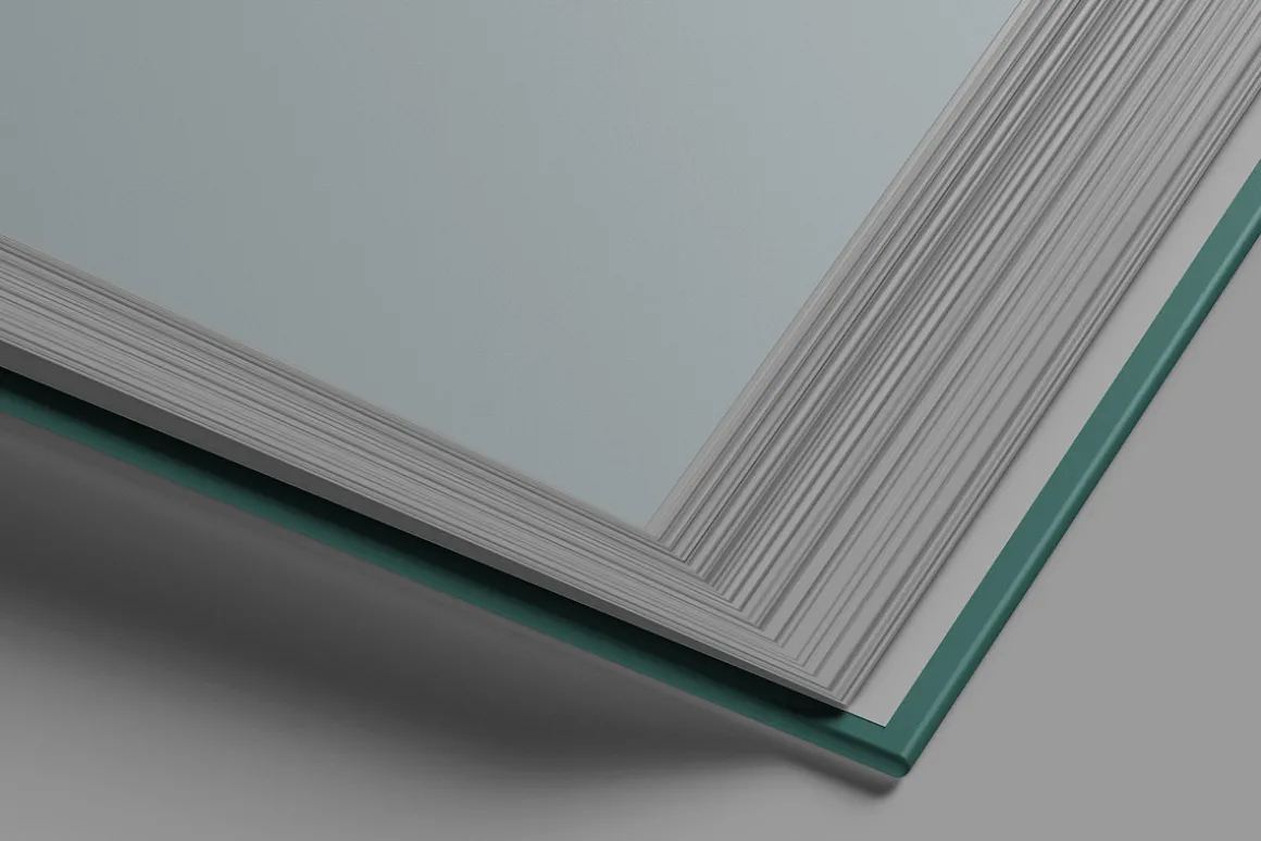 Letter Size Book Mockup - 8 views