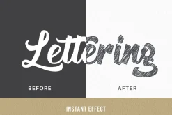 LetterSketch-65 Illustrator Effects