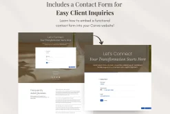 Life Coach Canva Website Template