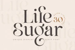 Life Sugar - Unique Serif Font