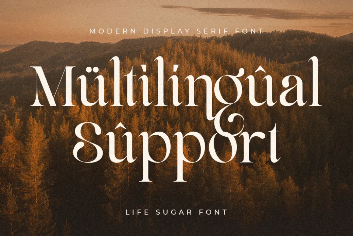 Life Sugar - Unique Serif Font