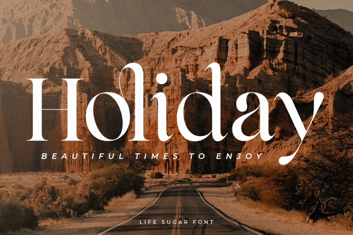 Life Sugar - Unique Serif Font