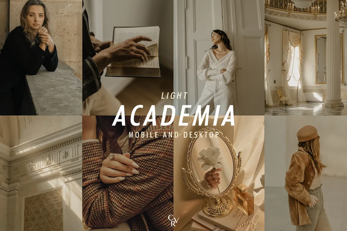 25 Light Academia Lightroom Presets