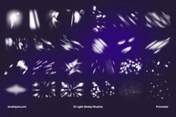 Light and Glow Procreate Brushes
