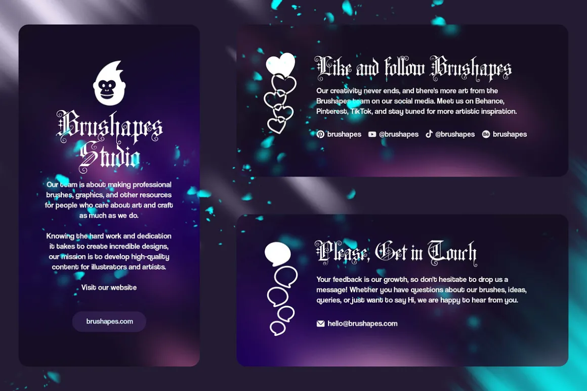 Light and Glow Procreate Brushes