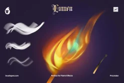 Light and Glow Procreate Brushes
