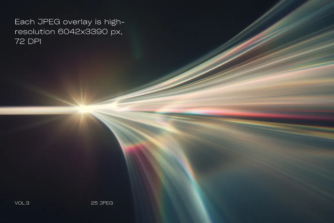 Light Leak Lens Flare Overlays Vol.3
