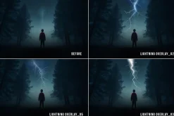 Lightning Transparent PNG overlays