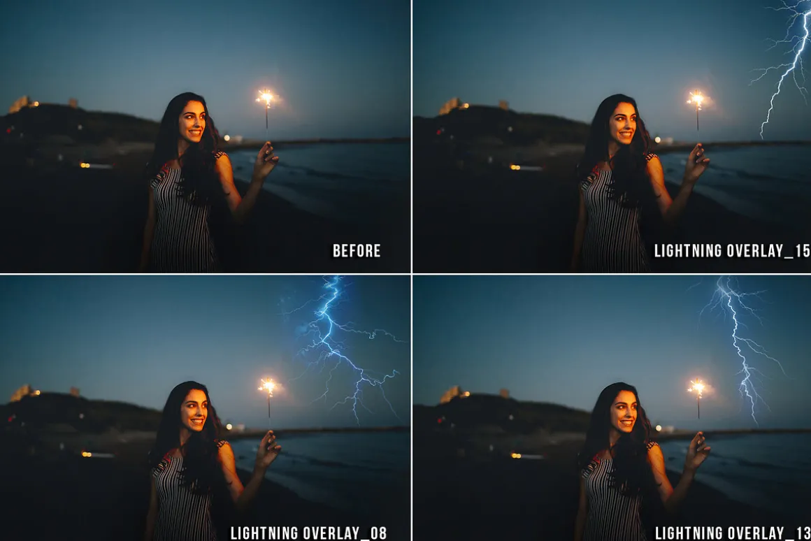 Lightning Transparent PNG overlays