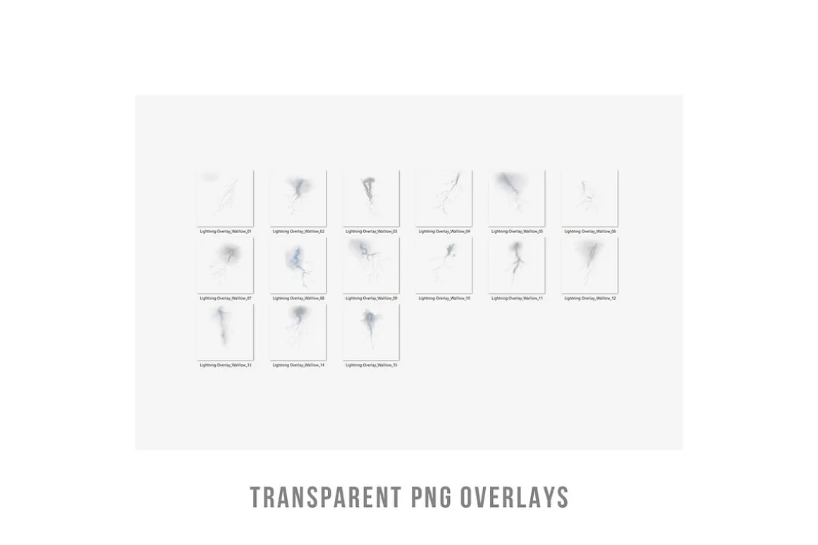 Lightning Transparent PNG overlays