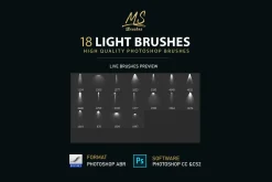 Light Photoshop Brushes