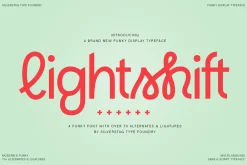 Lightshift - Funky Display Typeface