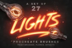 Lights Procreate Brushes