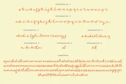 Limoncello Recipe Handwritten Font