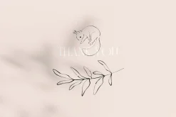 Line Art Floral Tender Frames