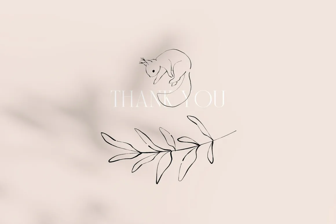 Line Art Floral Tender Frames
