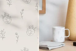 Line Art Floral Tender Frames