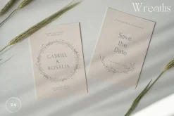 Line Art Floral Tender Frames