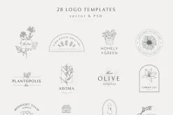 Line art logos Vol. 3