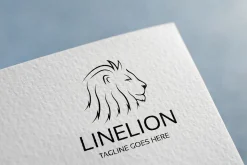 Line Lion Logo
