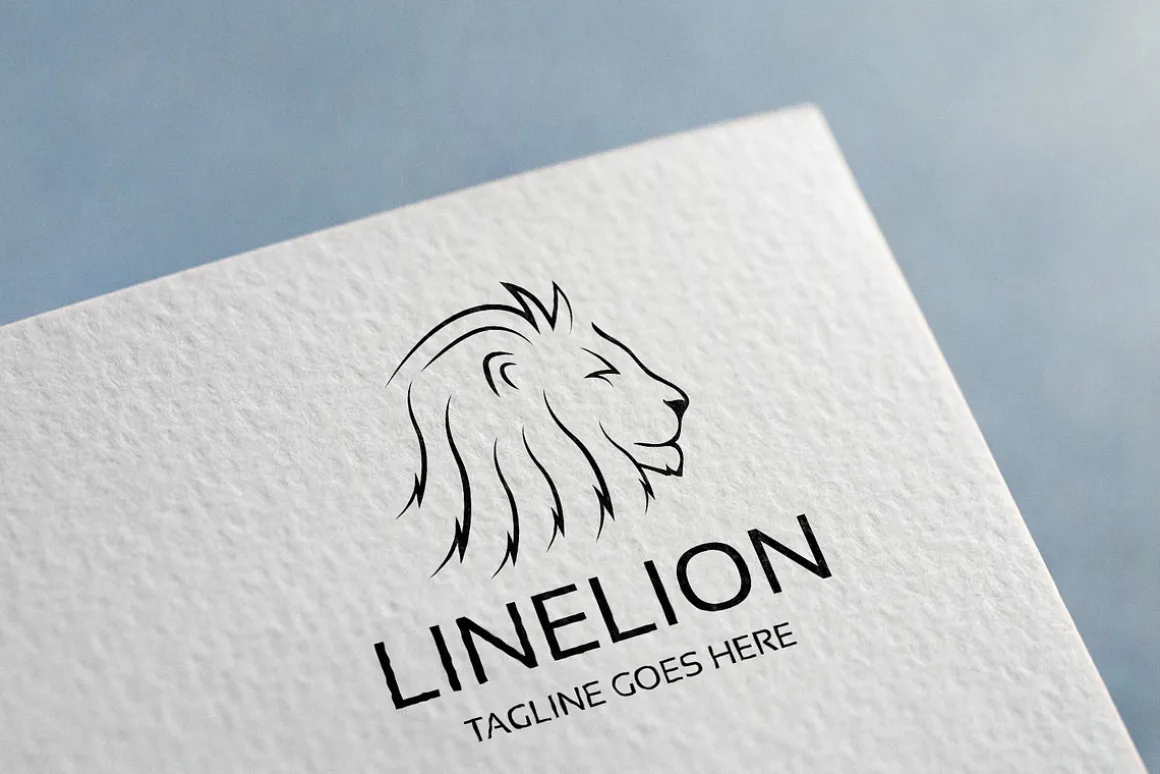 Line Lion Logo