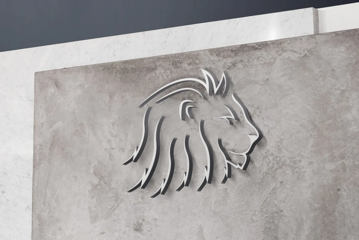 Line Lion Logo