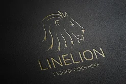 Line Lion Logo