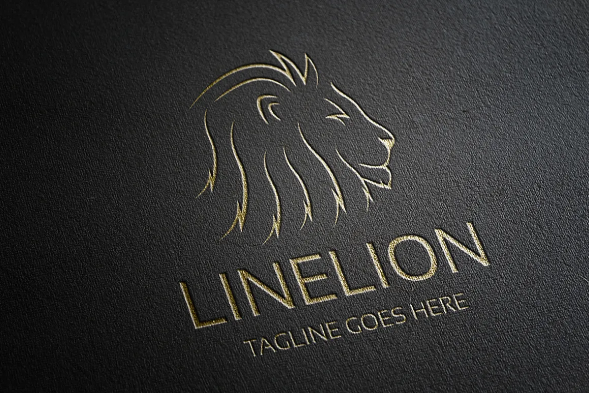 Line Lion Logo