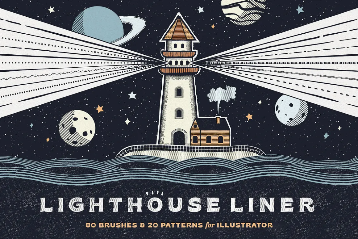 Liner Illustrator Brushes