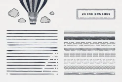 Liner Illustrator Brushes