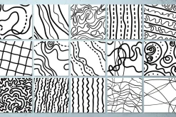 LINES, abstract seamless patterns