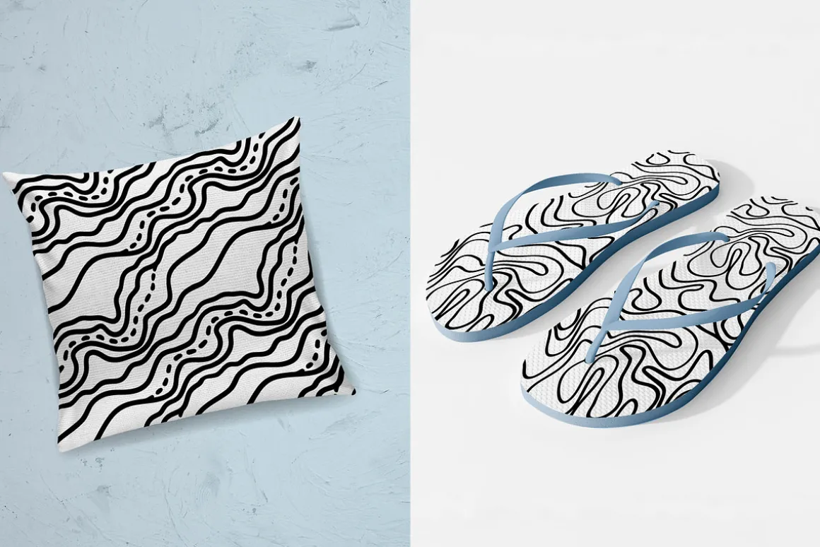 LINES, abstract seamless patterns