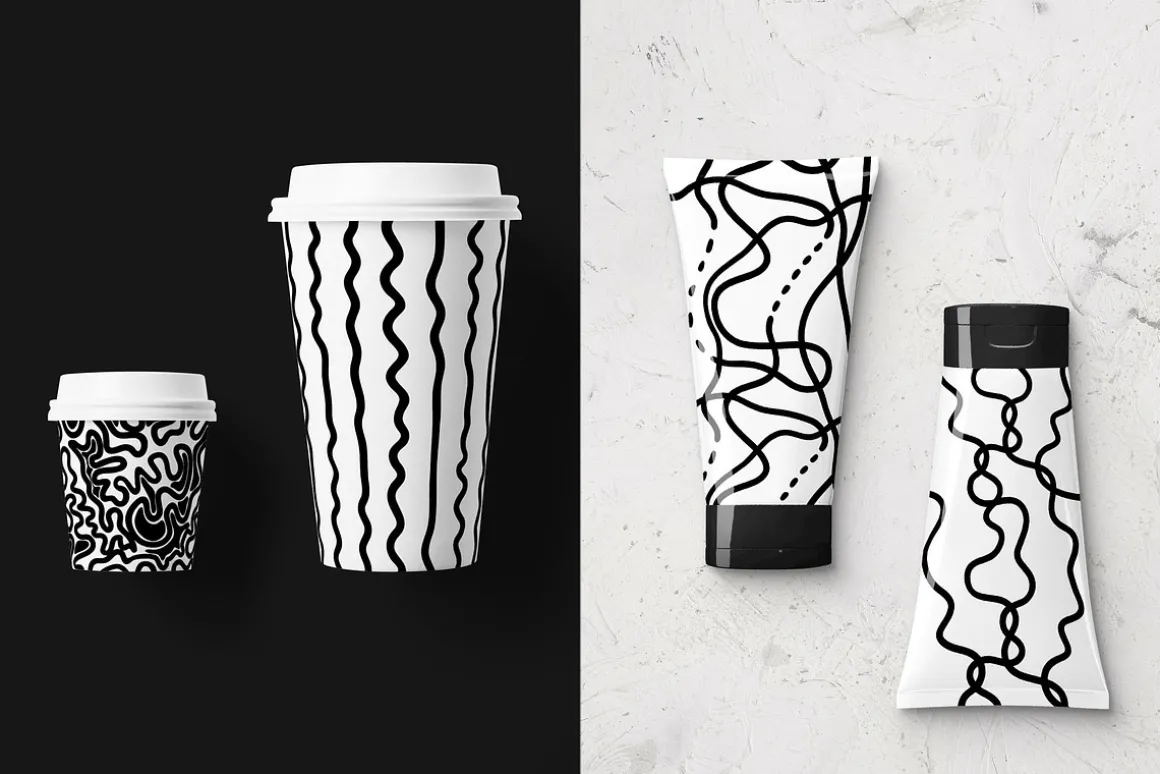 LINES, abstract seamless patterns