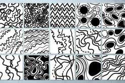 LINES, abstract seamless patterns