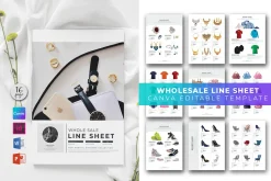 Line Sheet Template for Wholesale