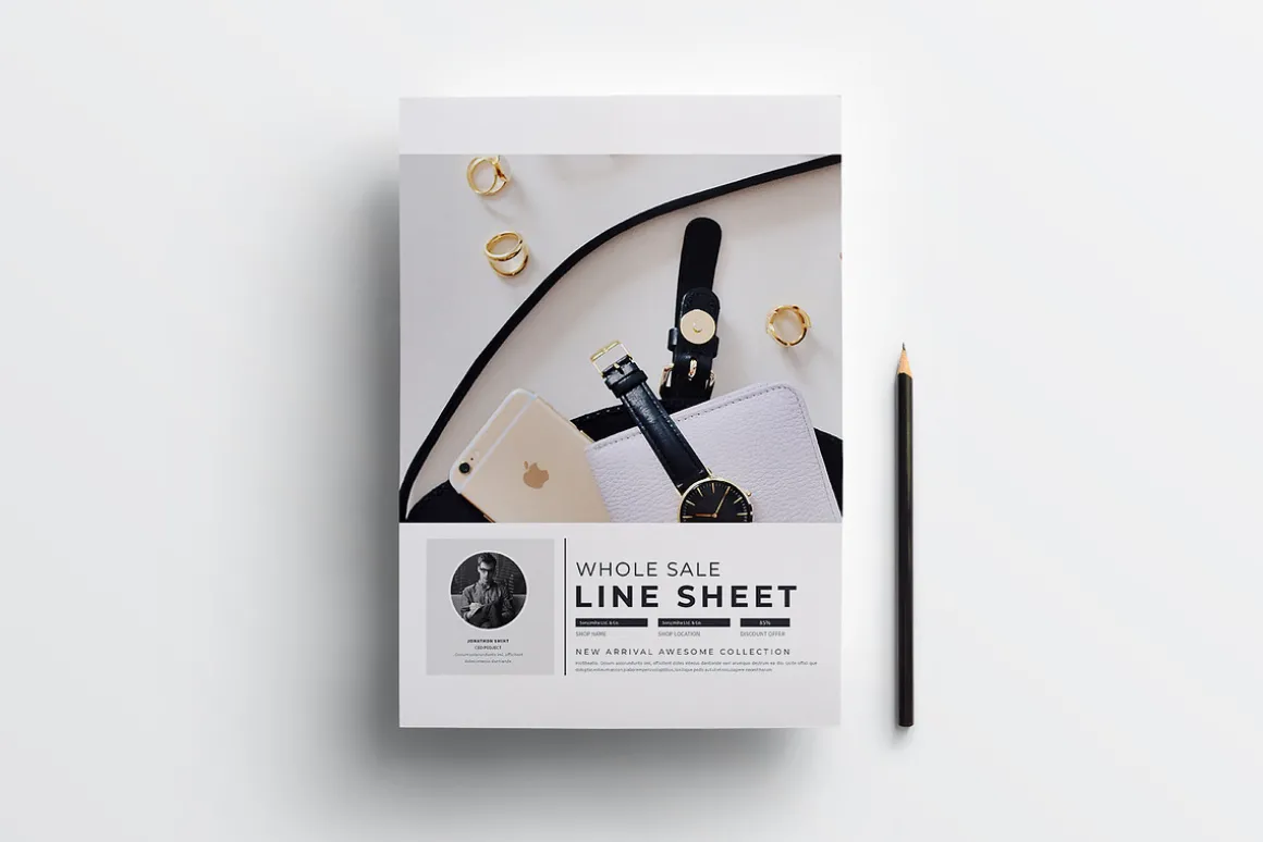 Line Sheet Template for Wholesale