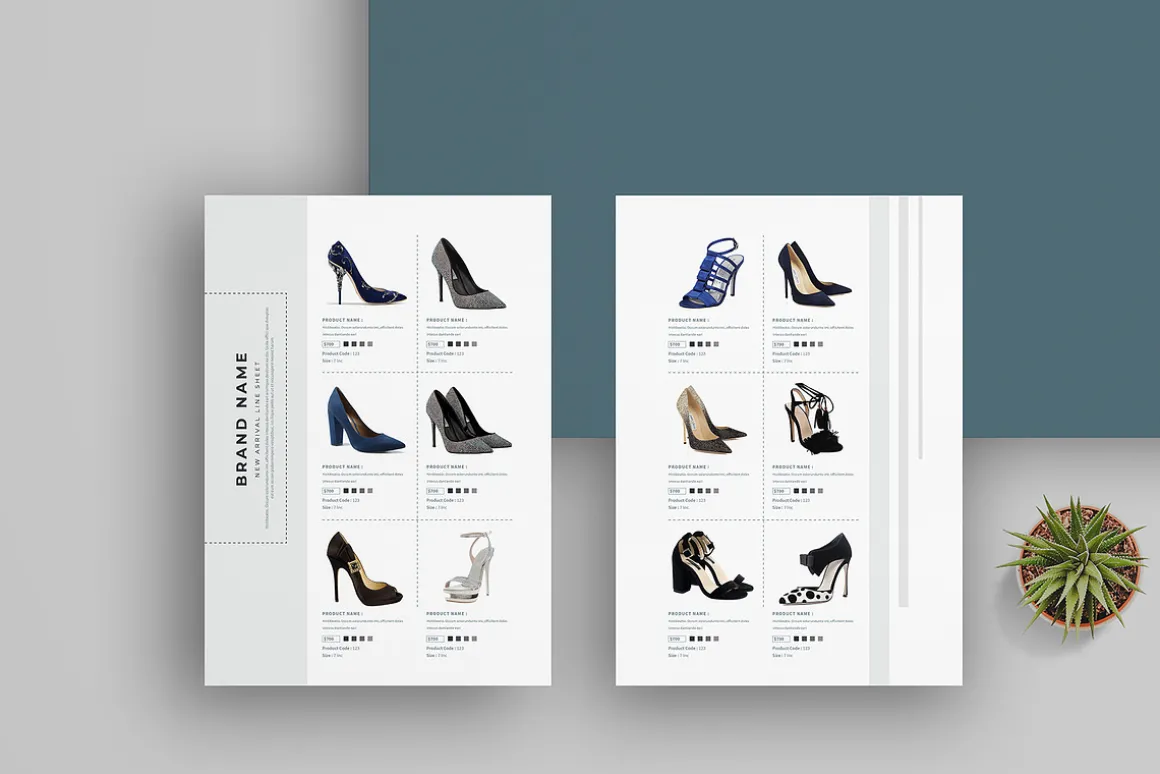Line Sheet Template for Wholesale