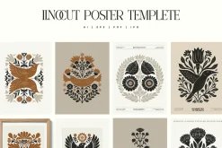 Linocut Garden | Poster Builder