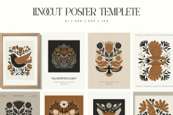 Linocut Garden | Poster Builder
