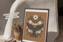 Linocut Garden | Poster Builder