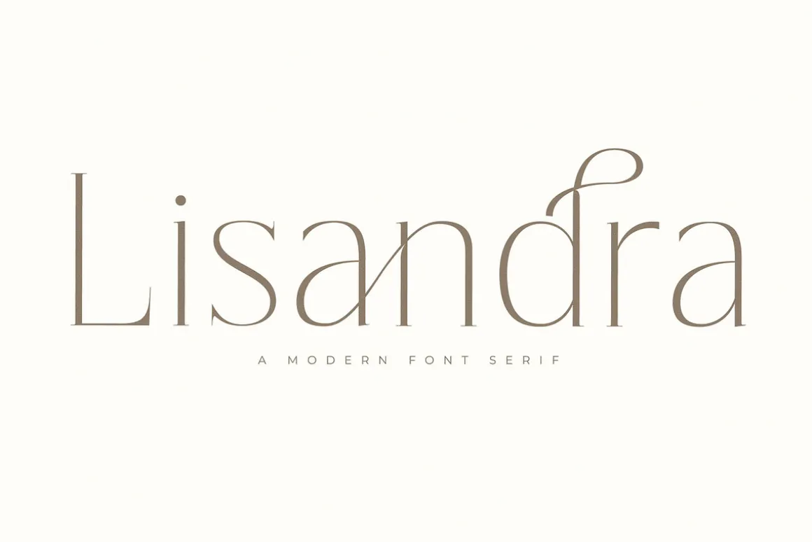 Lisandra A Modern Font Serif