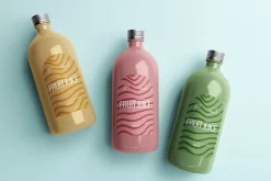 1-Liter Glass Bottle Mockup Set